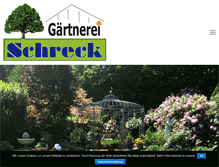 Tablet Screenshot of gaertnerei-schreck.de